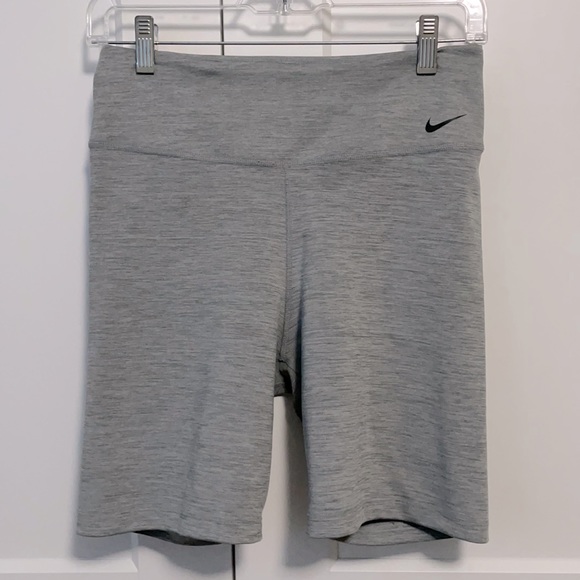 Nike Dri-Fit spandex shorts. Gray. Medium. - Picture 1 of 2